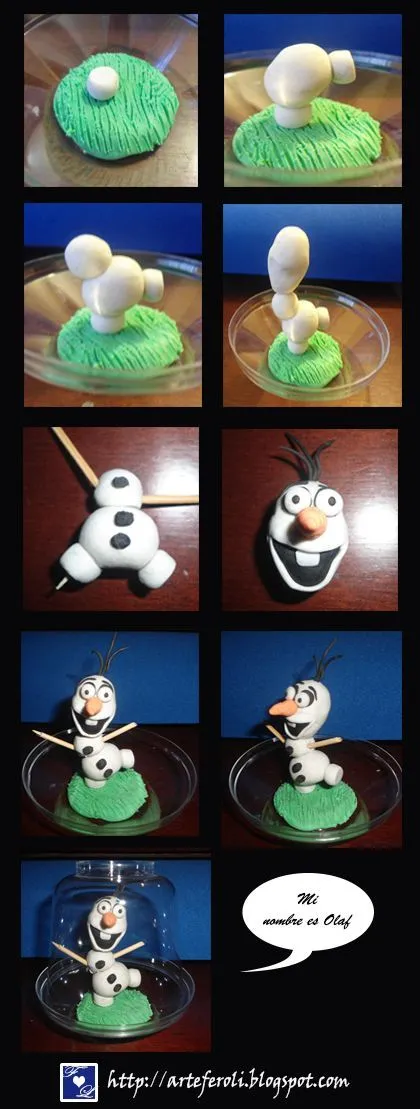 Olaf en Jueves de paso a paso | Plastilina | Pinterest Olaf en Jueves de paso a paso | Plastilina | Pinterest