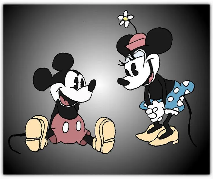 Old Friends Clip Art | Vintage Mickey + Minnie Mouse by ~andy ... Old Friends Clip Art | Vintage Mickey + Minnie Mouse by ~andy ...