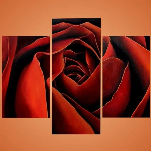 Oleos abstractos tripticos - Imagui