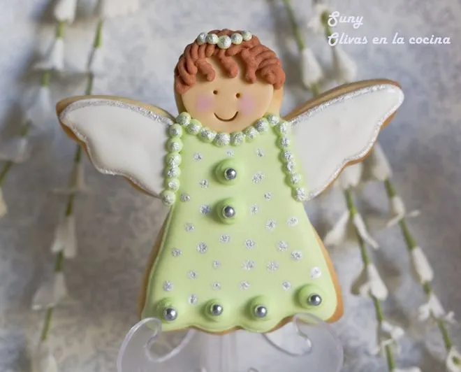 Olivas en la cocina: Angelitos de Navidad - Galletas decoradas Olivas en la cocina: Angelitos de Navidad - Galletas decoradas