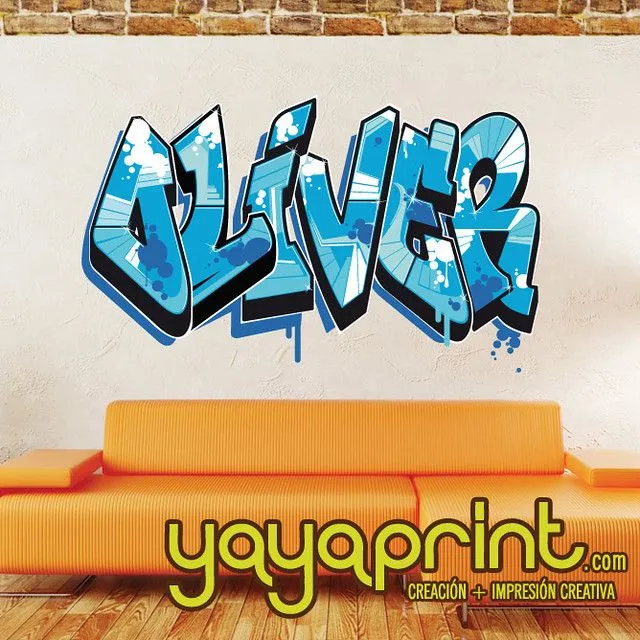 OLIVER grafiti yayaprint_03b | graffiti personalizado de vin… | Flickr
