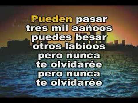 nunca te olvidare - YouTube