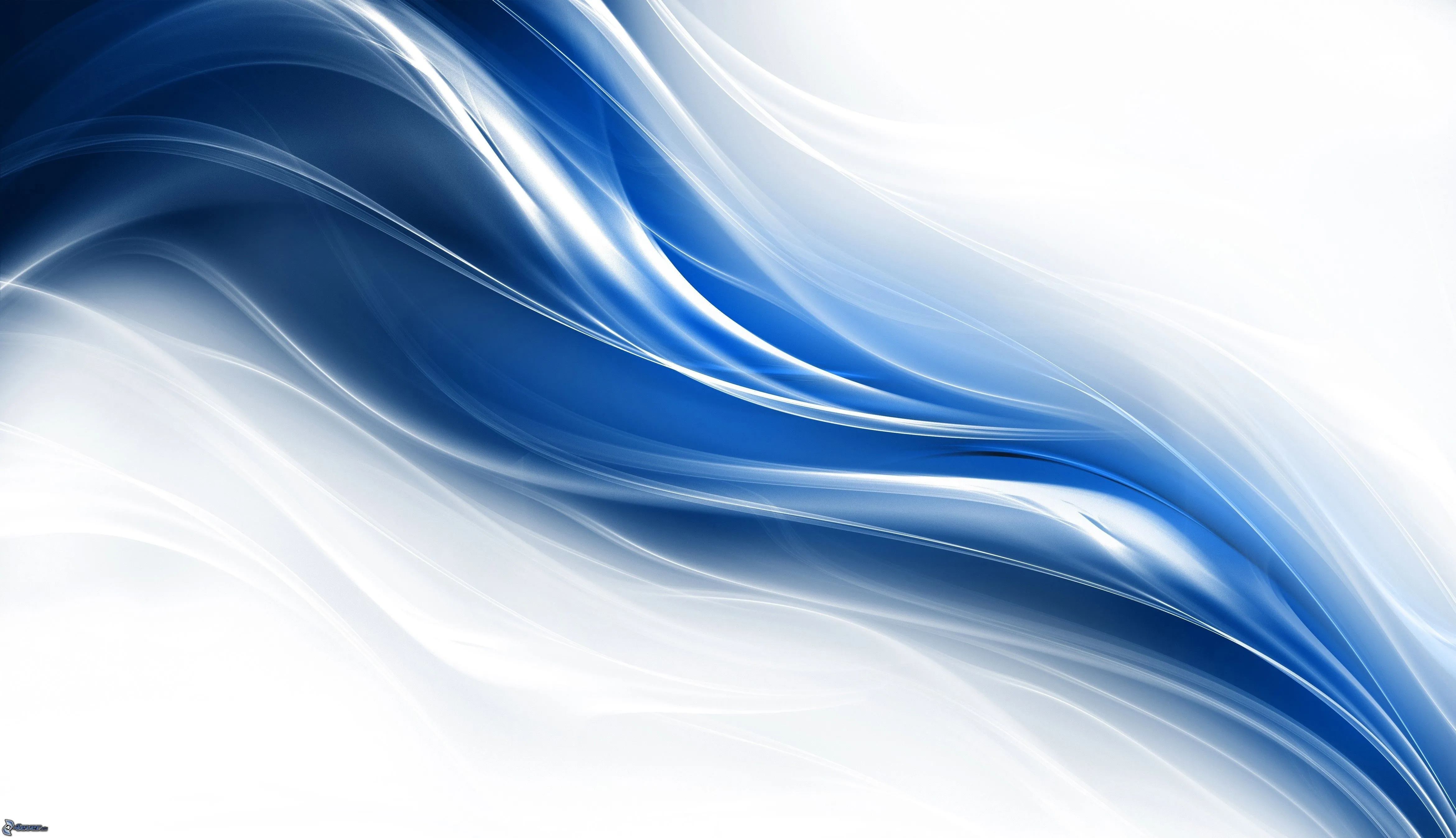 Ondas azules abstractas