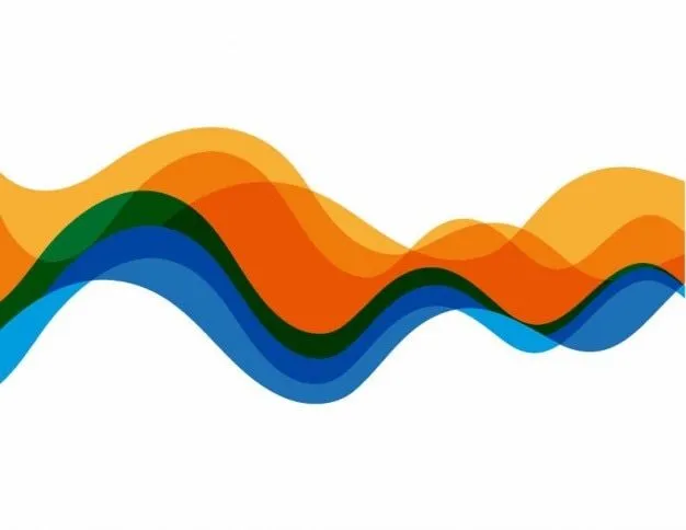 Ondas Naranjas | Fotos y Vectores gratis