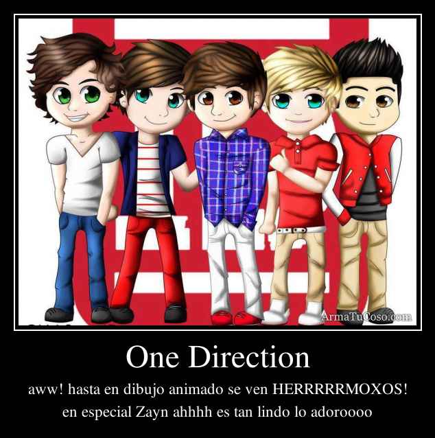 One Direction en dibujos - Imagui