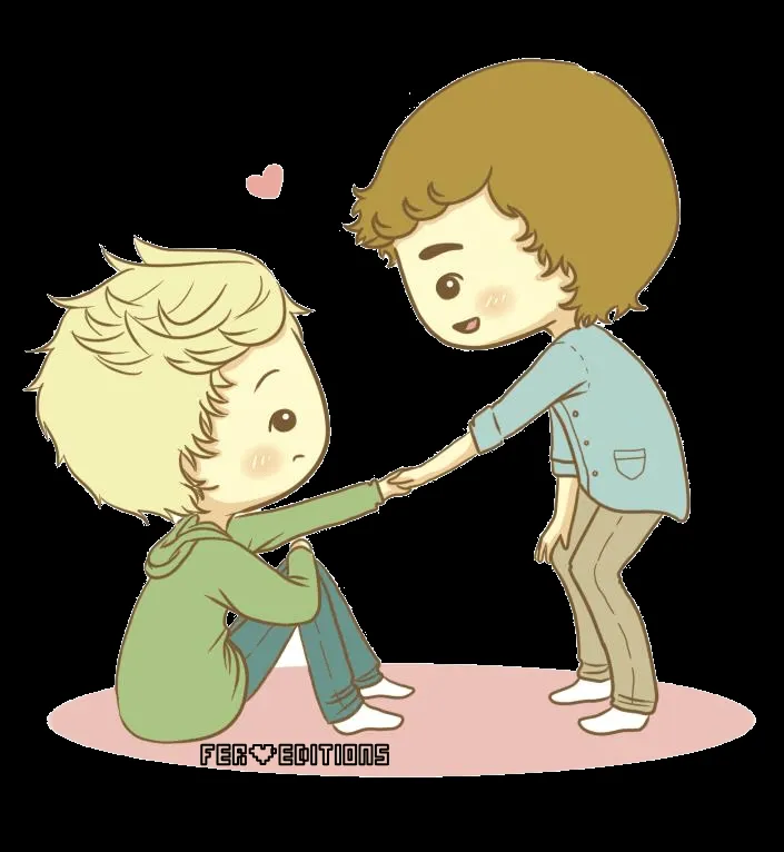 One direction animados tiernos - Imagui