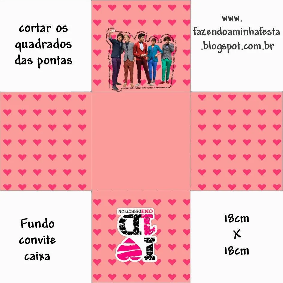 One Direction: Cajas para Imprimir Gratis. | Ideas y material ... One Direction: Cajas para Imprimir Gratis. | Ideas y material ...