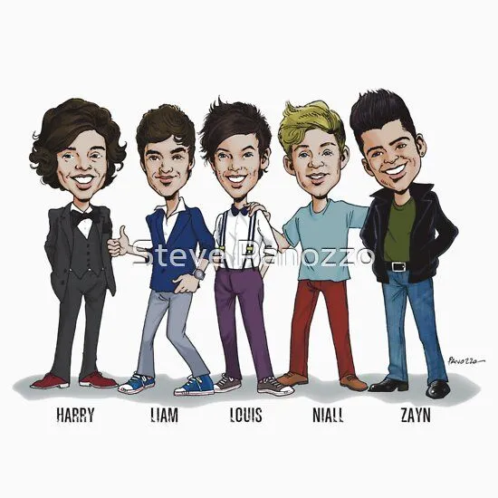 One Direction Caricature Tee!" T-Shirts & Hoodies by Steve Panozzo ... One Direction Caricature Tee!" T-Shirts & Hoodies by Steve Panozzo ...