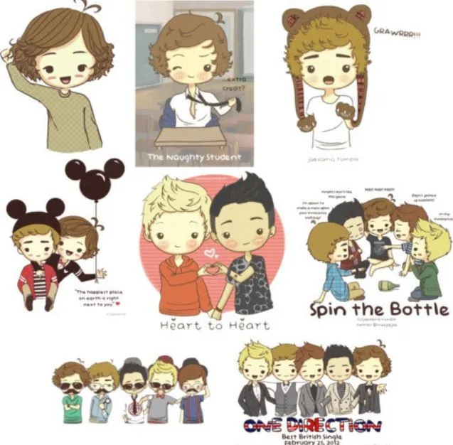 One direction chibi<3 | Chibi | Pinterest