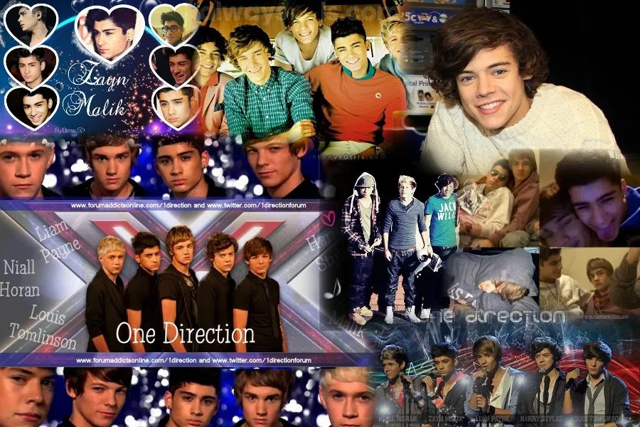 One Direction Collage by Rottweiler1994 on DeviantArt One Direction Collage by Rottweiler1994 on DeviantArt