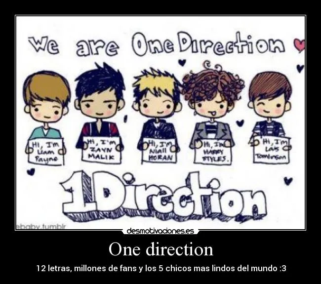 One direction | Desmotivaciones