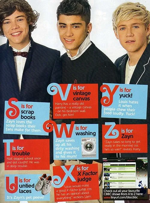 One Direction Girls ♥: El abecedario de 1D. One Direction Girls ♥: El abecedario de 1D.
