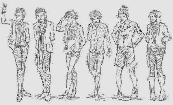 One Direction Girls ♥: Dibujos de diferentes estilos de Harry ... One Direction Girls ♥: Dibujos de diferentes estilos de Harry ...