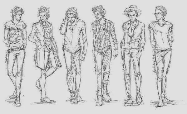 One Direction Girls ♥: Dibujos de diferentes estilos de Harry ... One Direction Girls ♥: Dibujos de diferentes estilos de Harry ...