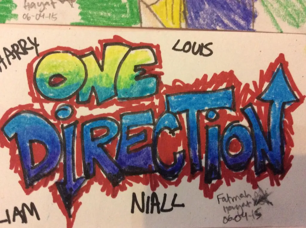 One direction graffiti by Apollo-fatmah on DeviantArt