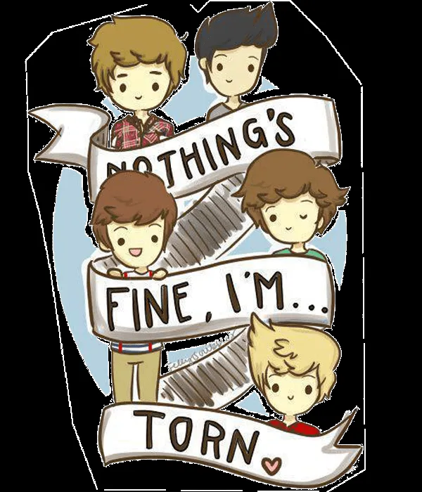 One Direction Animado PNG by EeliiswagEditions on DeviantArt