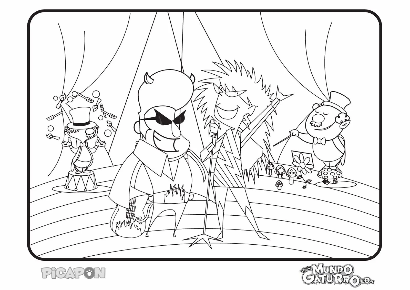 OnGaturro: Dibujos(Para Colorear)