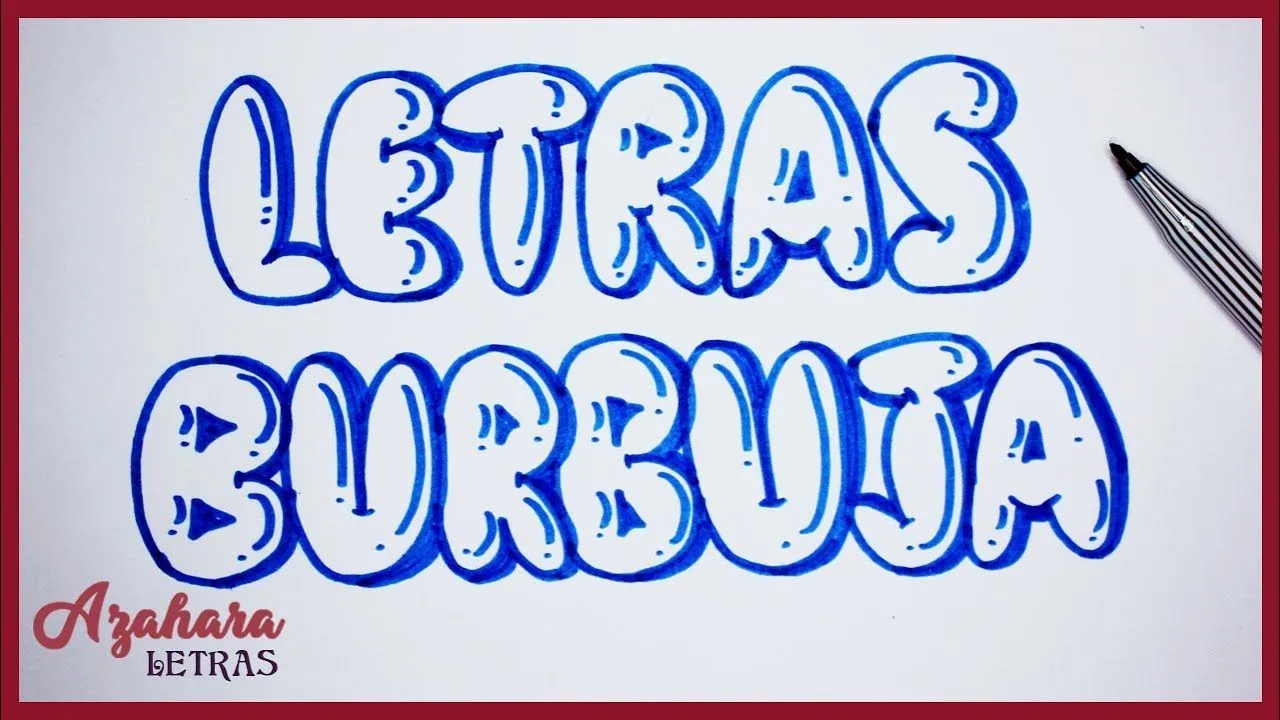 Online Lettering Classes - Lesson 28: Bubble letters (Full Uppercase Alphabet - YouTube Online Lettering Classes - Lesson 28: Bubble letters (Full Uppercase Alphabet - YouTube