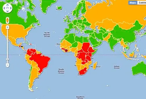 La ONU elaboró mapa con los paises más violentos del mundo | Universal