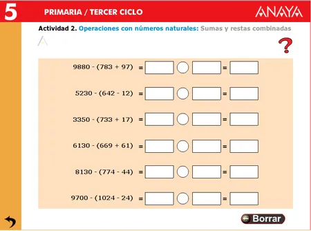 Operaciones combinadas :: ClarínDigital - Quinto