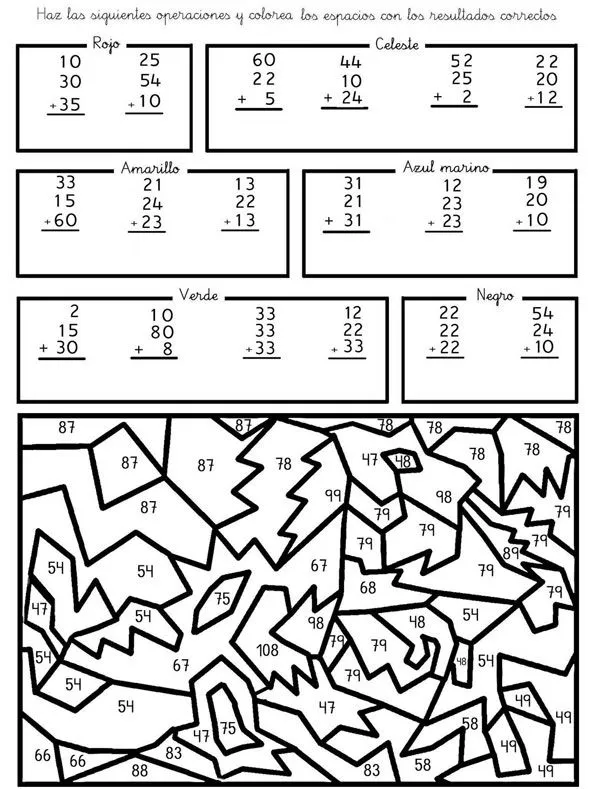 Operaciones Matemáticas - Manualidades a Raudales.