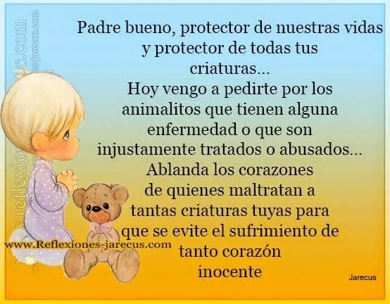 Oración por los animales | Reflexiones y Lecturas para Meditar