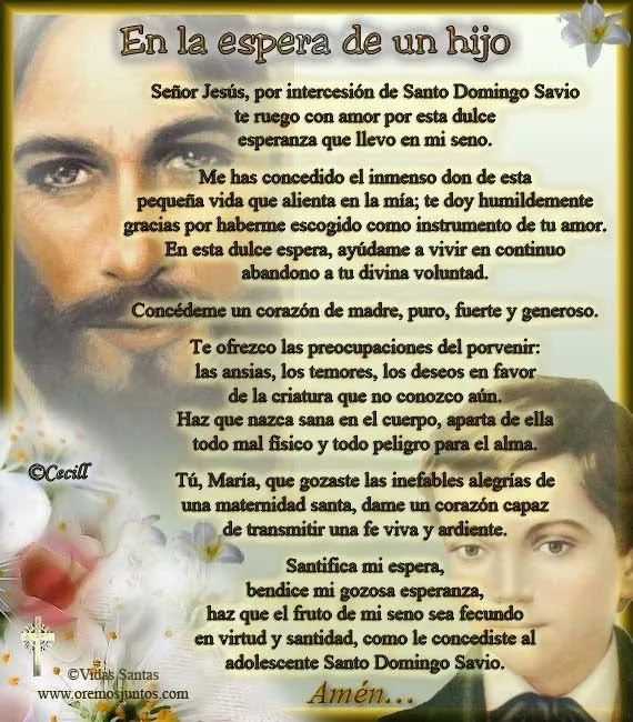 Oracion por una embarazada - Imagui