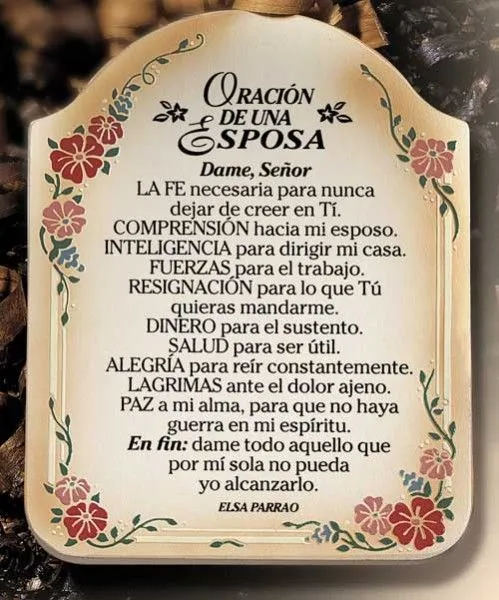 Oración de la esposa - Imagui