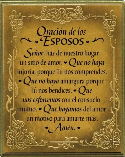Oraciones de esposos - Imagui