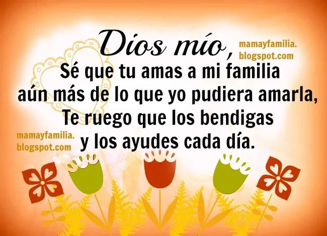 Oración por mi familia - Mamá y Familia