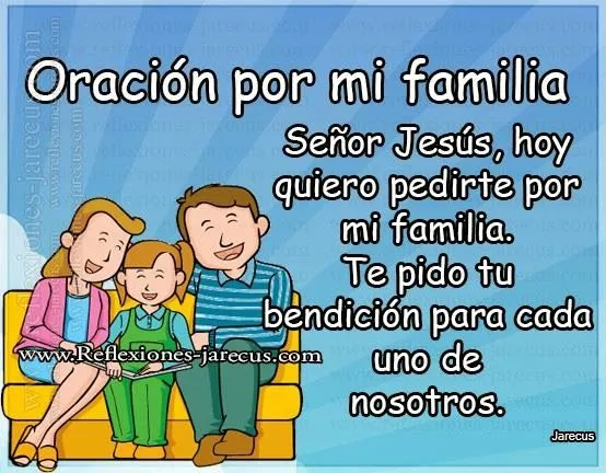 Oración por la familia | Reflexiones y Lecturas para Meditar