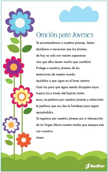 Oración para Jovenes Imprima las tarjetas de oración y úselas en ... Oración para Jovenes Imprima las tarjetas de oración y úselas en ...