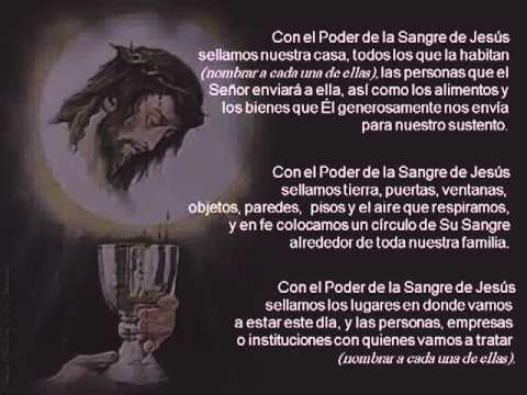 Oración a la Preciosa Sangre de Cristo - YouTube Oración a la Preciosa Sangre de Cristo - YouTube