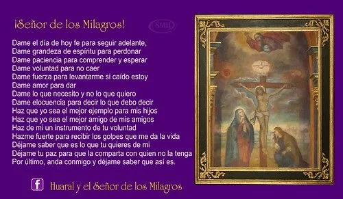 Oracion al Señor de los Milagros | Flickr - Photo Sharing!