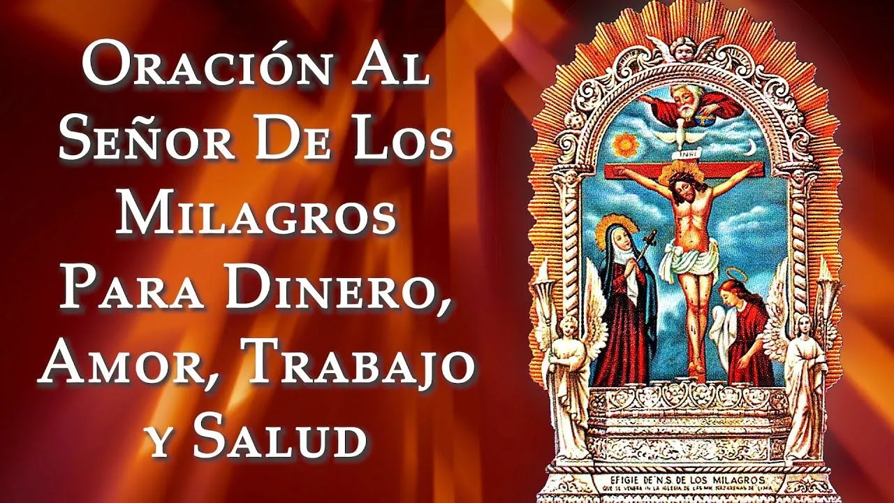 ORACION AL SEÑOR DE LOS MILAGROS PARA SALUD, AMOR, TRABAJO, DINERO Y PROSPERIDAD - Rezala por 7 dias - YouTu… en 2023 | Señor de los milagros, Oraciones, Oraciones al señor ORACION AL SEÑOR DE LOS MILAGROS PARA SALUD, AMOR, TRABAJO, DINERO Y PROSPERIDAD - Rezala por 7 dias - YouTu… en 2023 | Señor de los milagros, Oraciones, Oraciones al señor