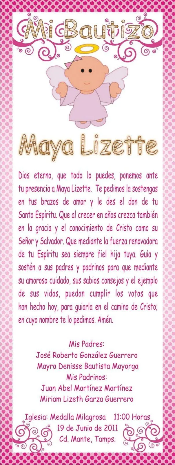 Oraciones para bautizo para imprimir gratis - Imagui | Baptismal ... Oraciones para bautizo para imprimir gratis - Imagui | Baptismal ...