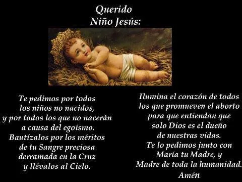 Oraciones para niños recien nacidos - Imagui