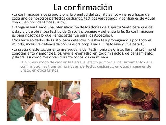 Oraciones para la confirmacion - Imagui