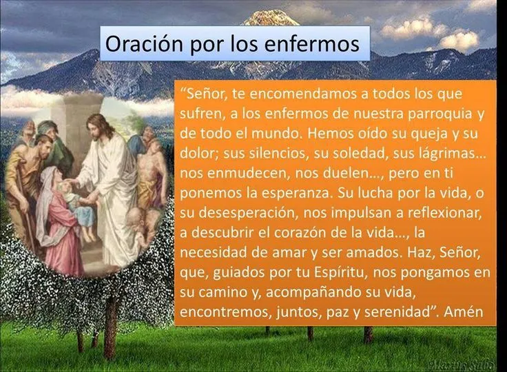 oracion para los enfermos | Recemos el Rosario y hagamos oración x ...