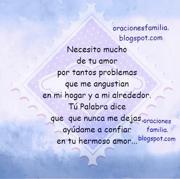 Oraciones de Familia para pedir amor en mi familia y en mí ... Oraciones de Familia para pedir amor en mi familia y en mí ...