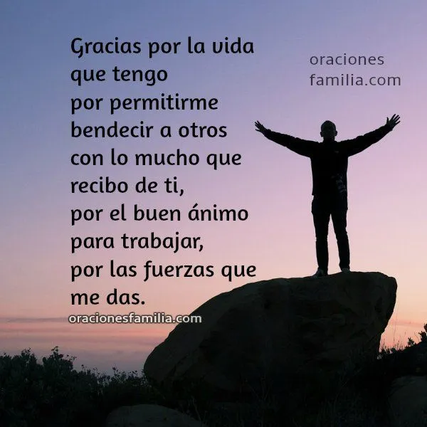 3 Oraciones de Gracias a Dios con imágenes bonitas | Oraciones de ...