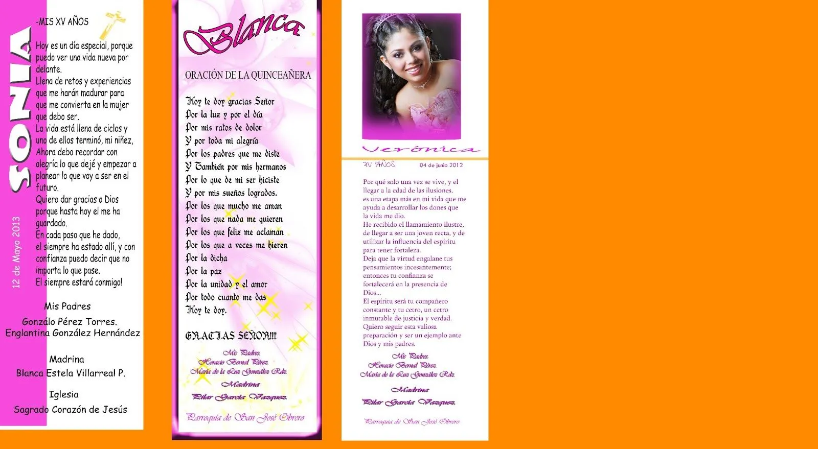 Oraciones para quinceañeras - Imagui