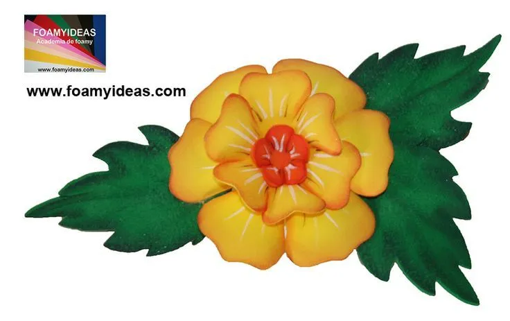 Bouquet. Ramo de flores. Hecho de foamy. http://www.foamyideas.com ... Bouquet. Ramo de flores. Hecho de foamy. http://www.foamyideas.com ...