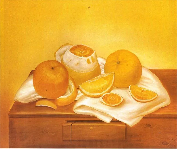 Oranges by Fernando Botero | Fernando Botero | Pinterest