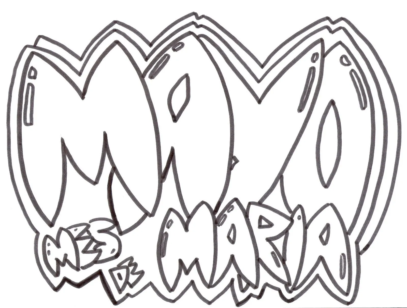 Orden Tercera Dominicana de Ocaña: DIBUJOS DE LA VIRGEN MARÍA