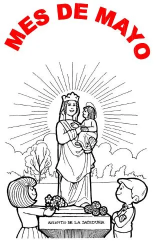 Orden Tercera Dominicana de Ocaña: DIBUJOS DE LA VIRGEN MARÍA Orden Tercera Dominicana de Ocaña: DIBUJOS DE LA VIRGEN MARÍA