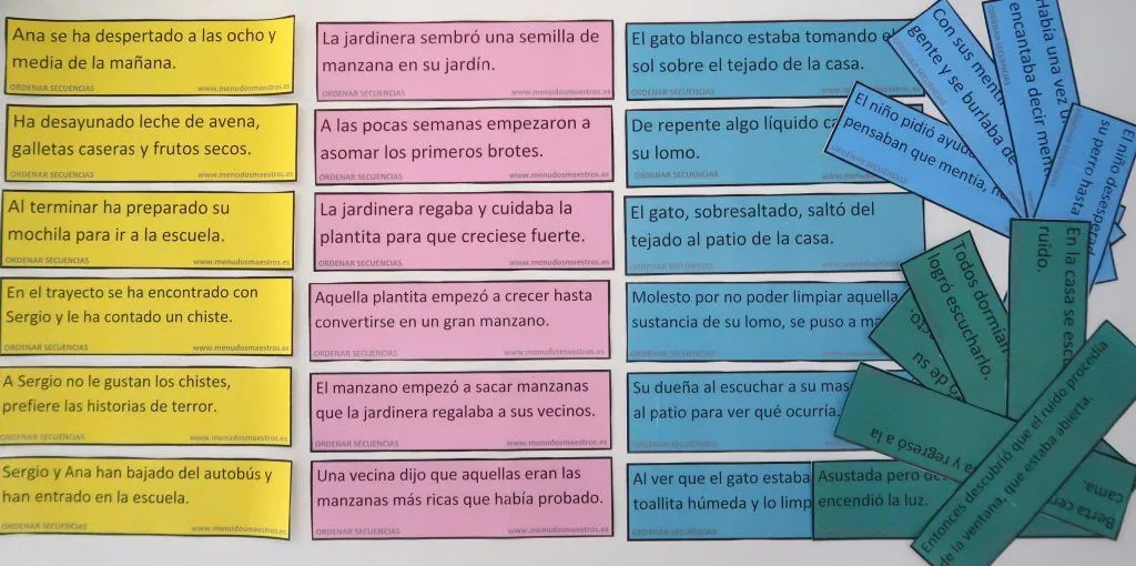 Ordenar secuencias – Menud@s Maestr@s