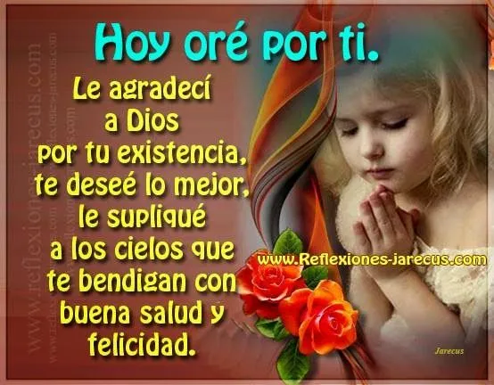 Hoy oré por ti | Reflexiones y Lecturas para Meditar Hoy oré por ti | Reflexiones y Lecturas para Meditar
