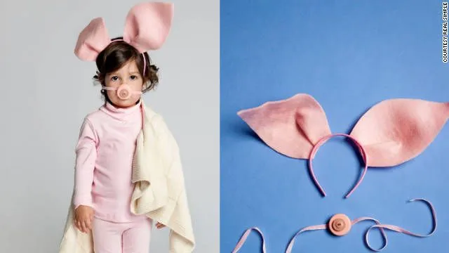 Orejas de cerdito. Tutorial. | Ideas y material gratis para ... Orejas de cerdito. Tutorial. | Ideas y material gratis para ...