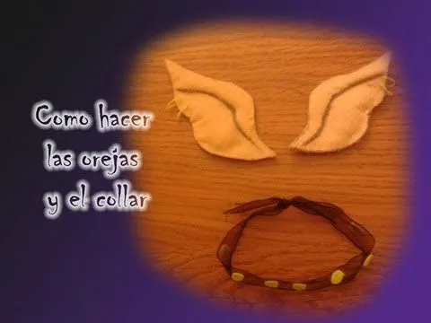 Como hacer las orejas y collar de Clawdeen Wolf - YouTube Como hacer las orejas y collar de Clawdeen Wolf - YouTube